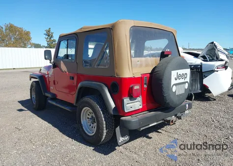 1998 Jeep Wrangler Se из США, поврежденный, VIN 1J4FY29PXWP751535
